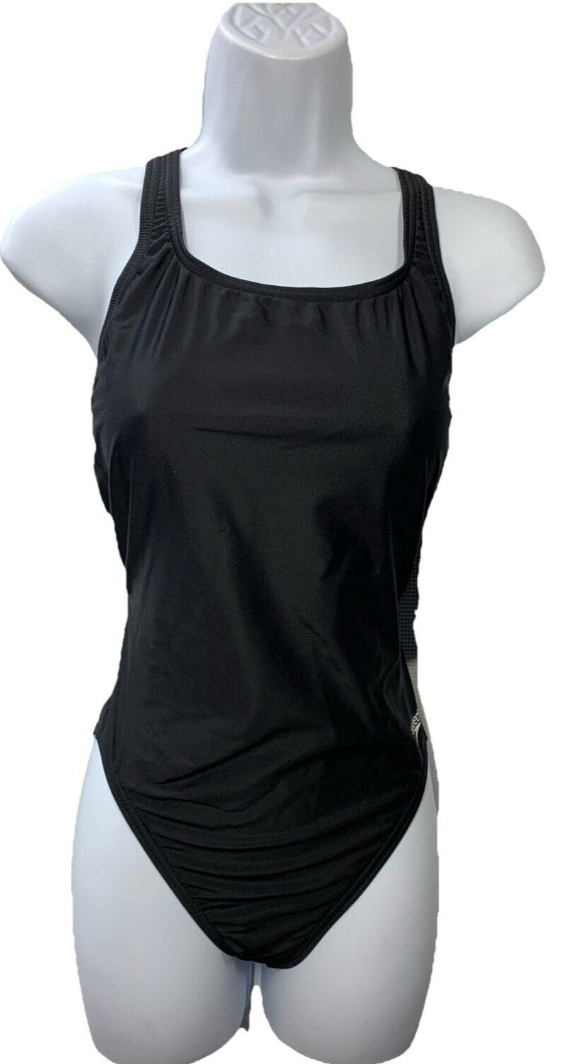 Speedo Women Swimsuit One Piece ProLT Super Pro Solid Adult Speedo Black 12/38