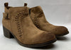 Billabong Tan Take A Walk Began Suede Braided Buckle Zip Up Ankle Boot Size 10