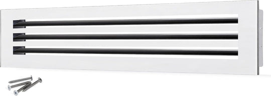 30x6 Modern AC Vent Cover – Decorative Air Vent Register Grille, Linear Slot