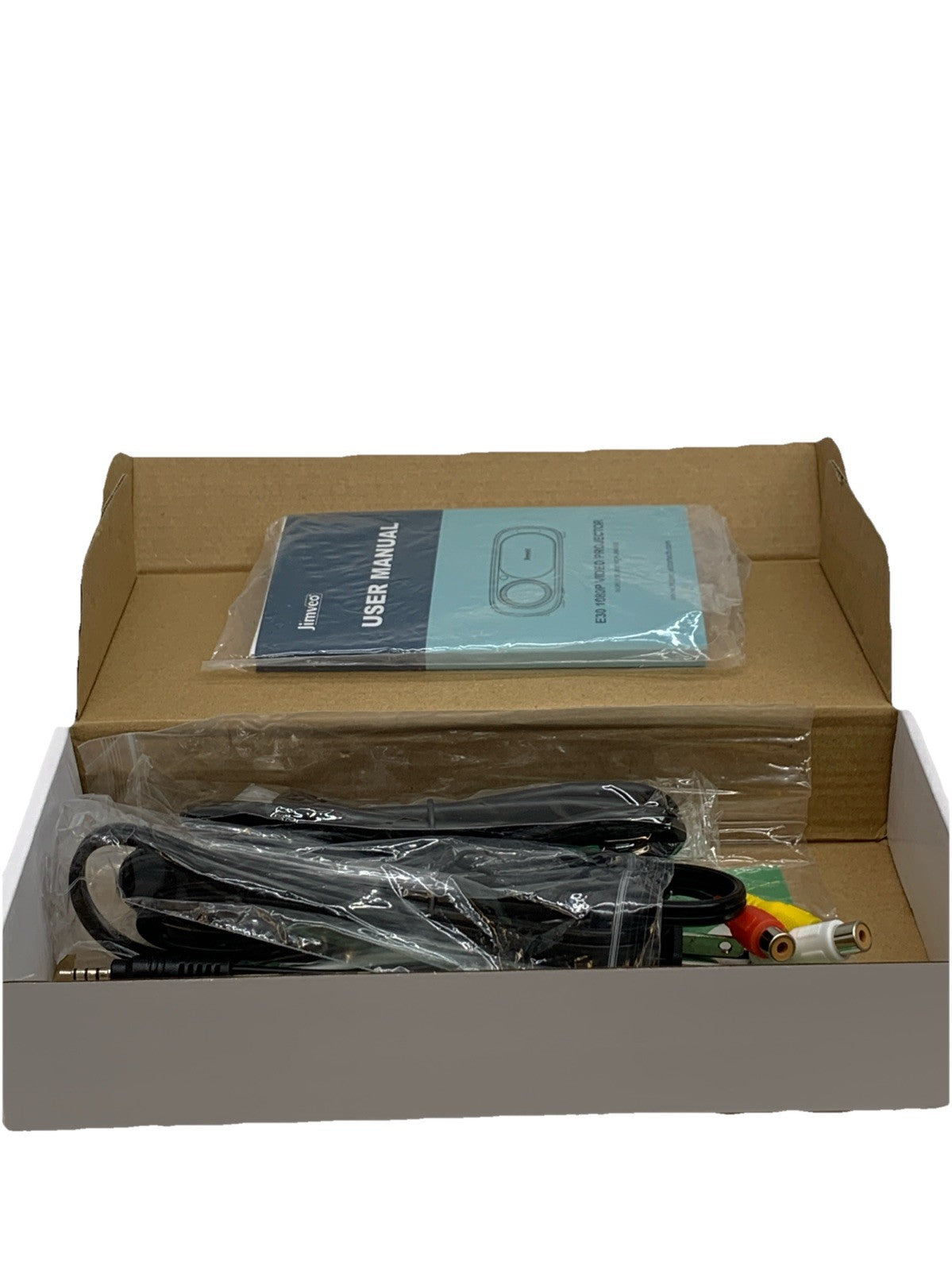 Projector [AI Auto Focus/Auto Lens Cap] Outdoor-Projector-4K with WiFi 6 White