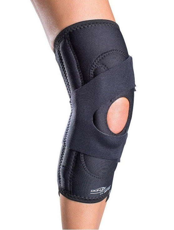 DonJoy Lateral J Patella Medium Hinged Neoprene Knee Support Brace for Right Leg