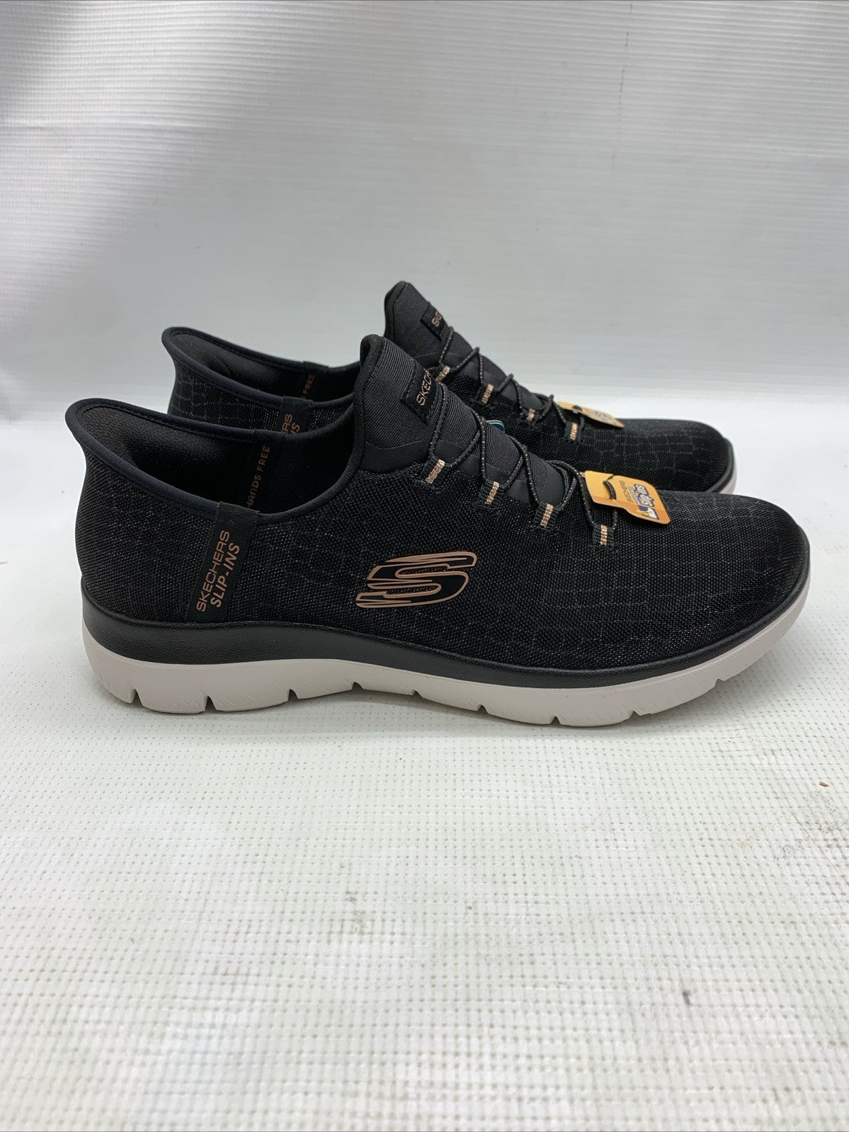 Skechers Women's Slip-ins Summits Classy Night Black Slip On Sneakers Size 9