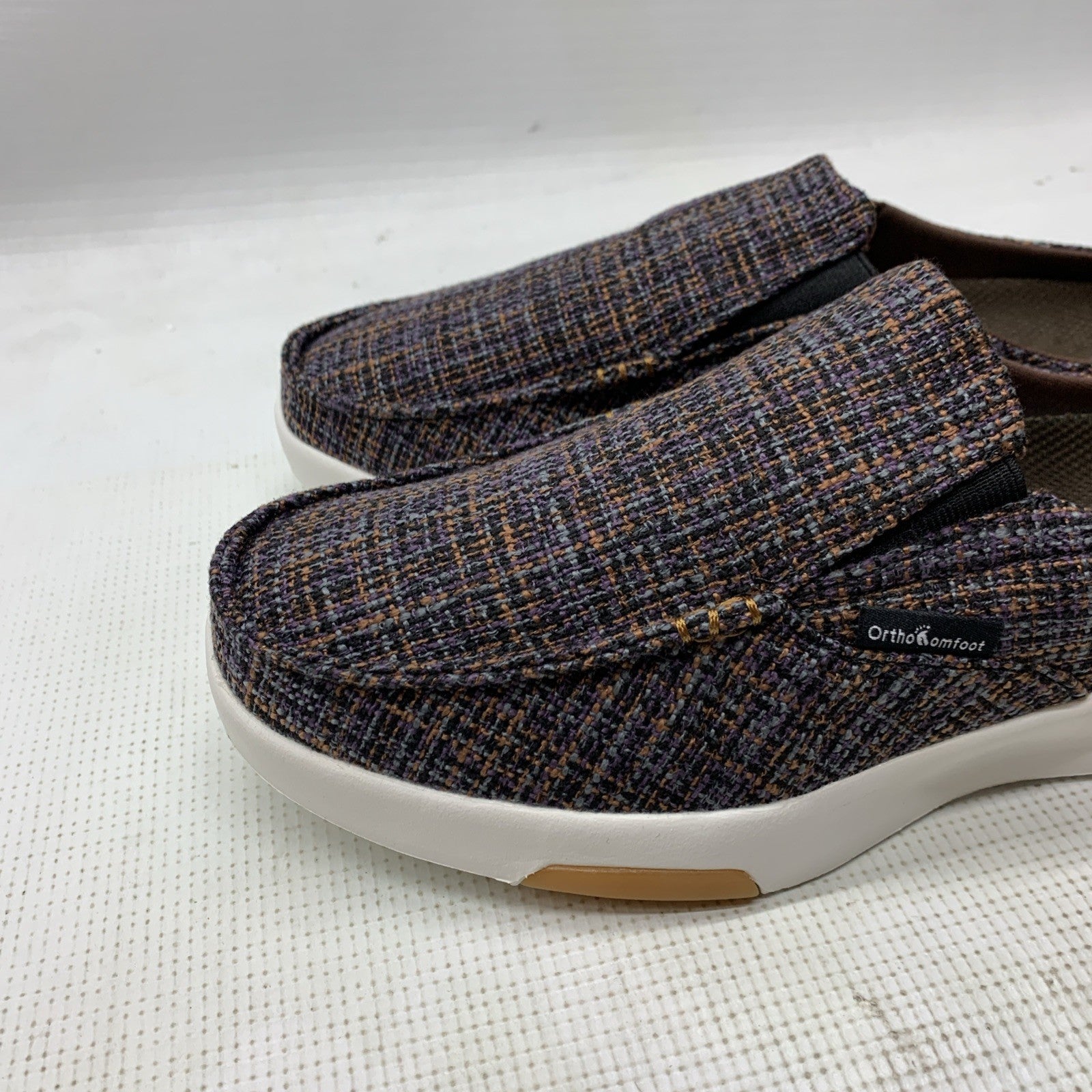 OrthoComfoot Women's Orthopedic Slip-On Loafers Walking Shoes Size 8 Casual