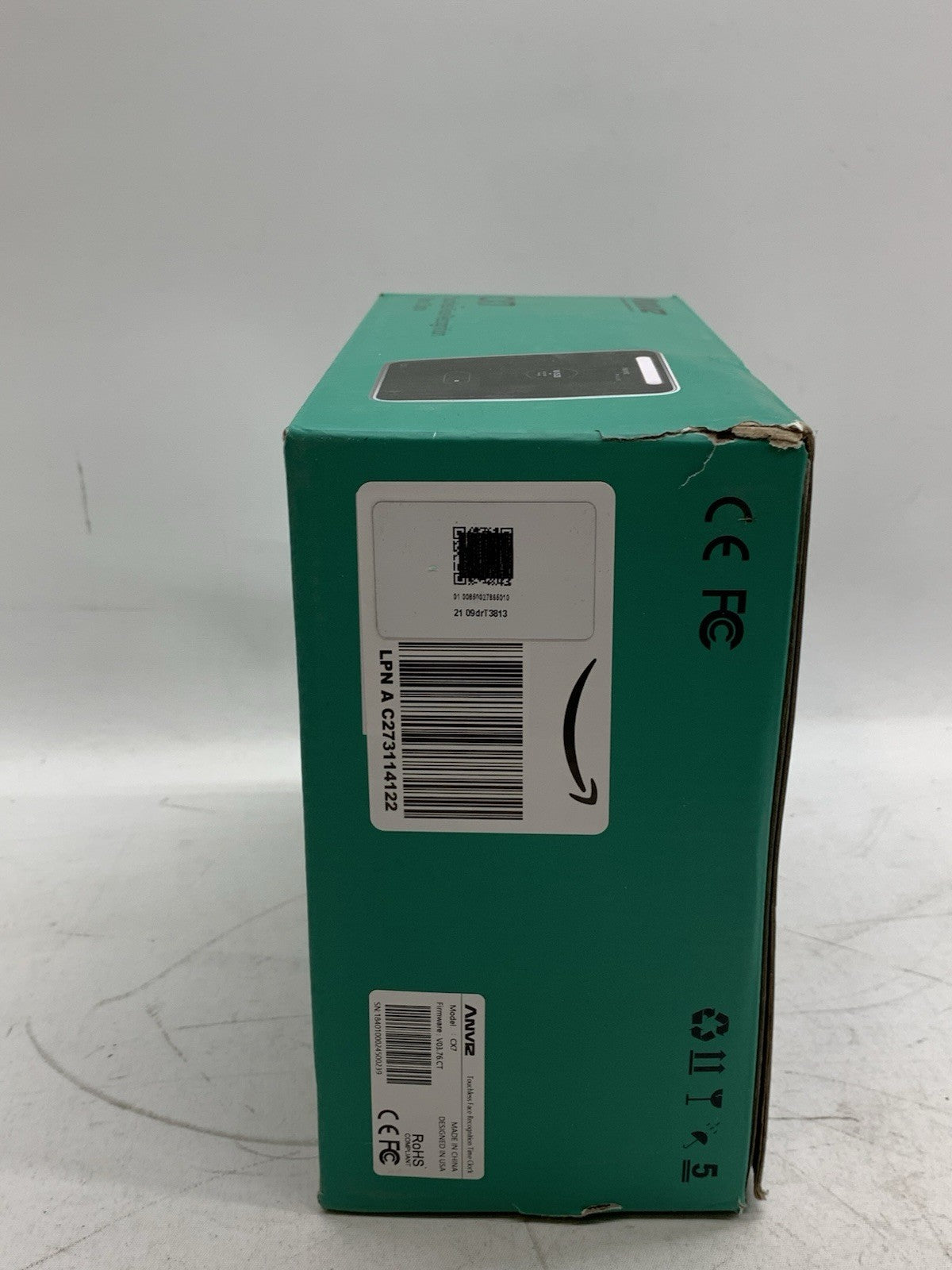 Anviz CrossChex Cloud CX7 Touchless Face Recognition Time Clock for Employees