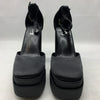 Vivianly Womens Platform Ankle Strap Sandals Chunky Block High Heels Black Sz 8