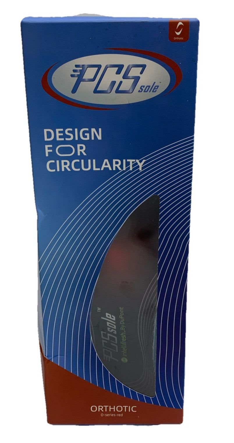 PCSsole Heavy Duty Support Orthotic Insoles 220+ lbs Pain Relief Women Size 5-7