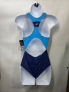 Speedo Swimsuit One Piece Infinity Splice Thick Strap Swimwear Deep Water Sze 16