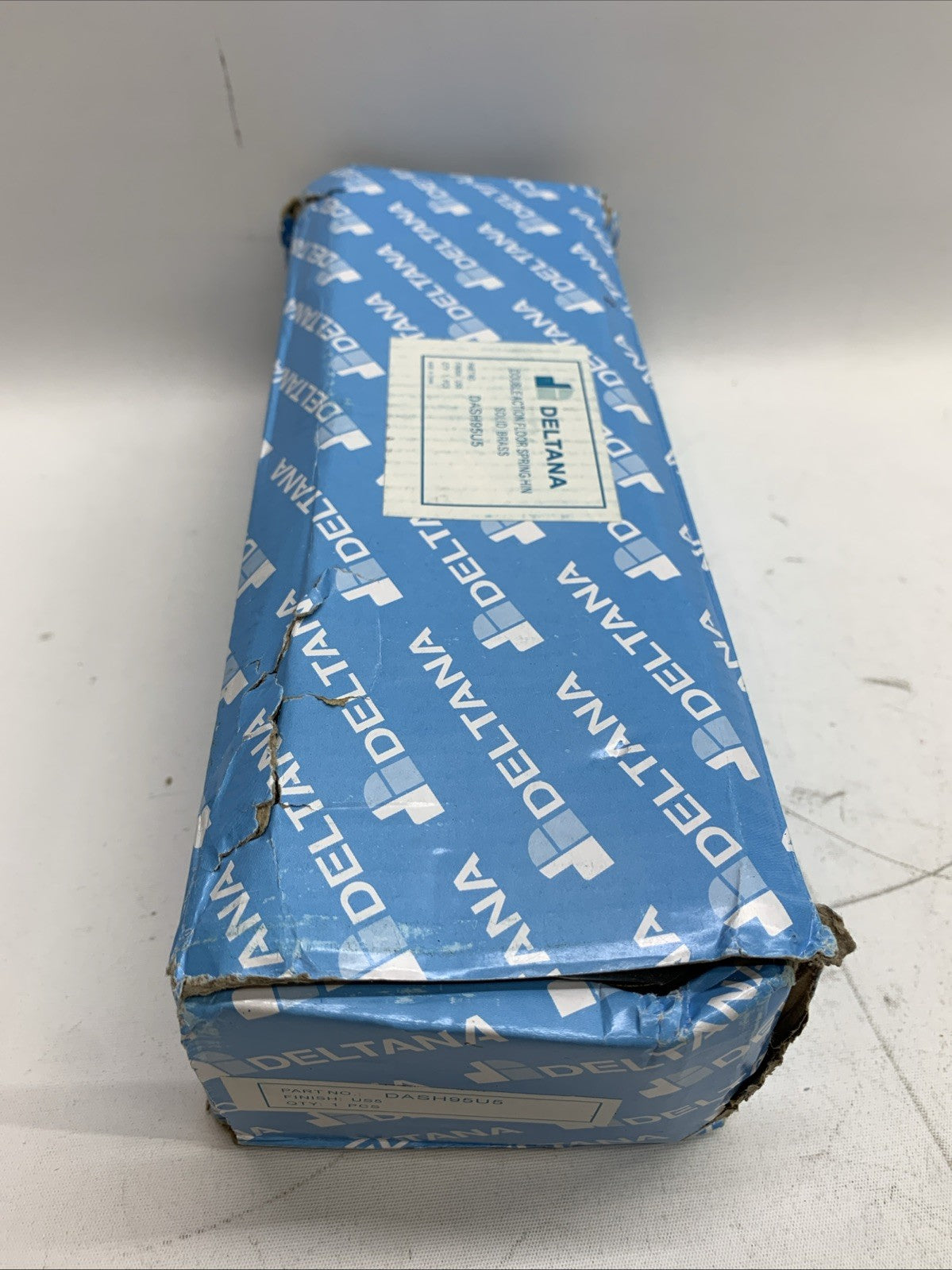 Deltana DASH95U5 Double Action Solid Brass Spring Hinge w/Solid Brass Cover Plat