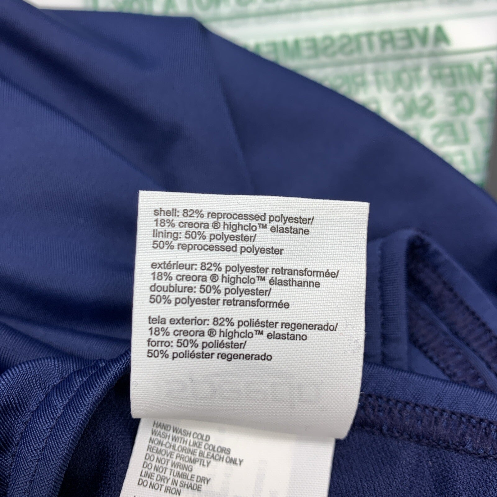 Speedo Women's Swimsuit One Piece Pro LT Navy Blue Size 26 Swimwear Pull On