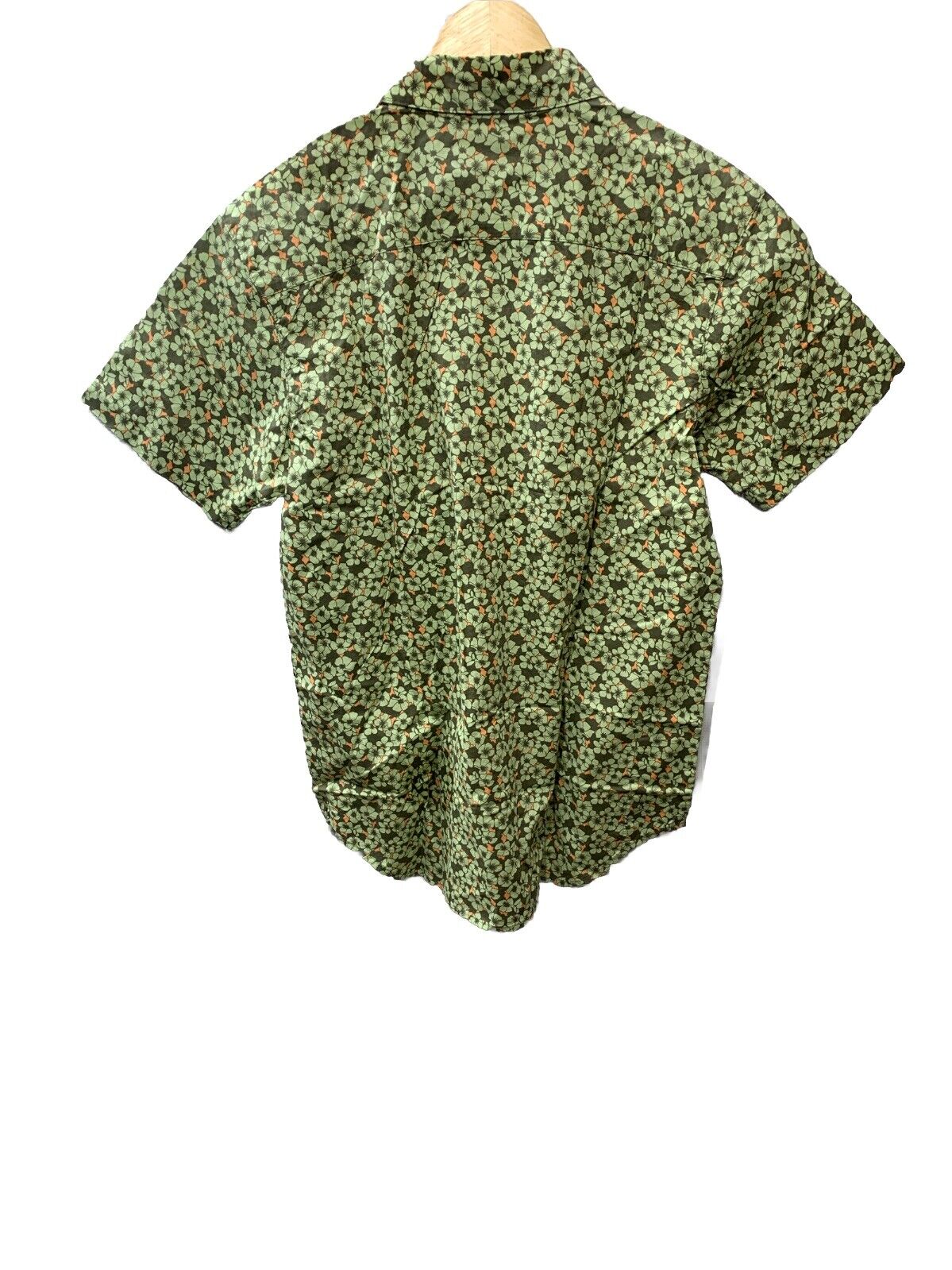 COLUMBIA Men's Rapid Rivers Printed Short Sleeve Shirt Size Small Green Floral