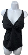 Sunsets Black Womens Forever Underwire Tankini Swim Top 77EFGH Size 36E/34F/32G