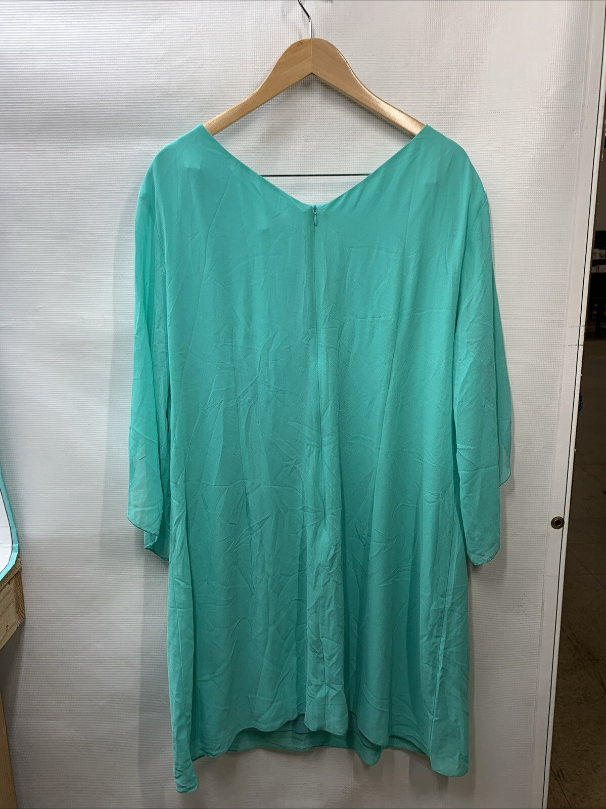 GRACE KARIN Women's Chiffon Flutter Sleeve Party Wedding Cocktail Top Size 3XL