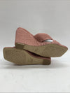Jewel Badgley Mischka Women HYPE Rose Wedge Heels Sandal Slip-on Size 5.5 JW5032