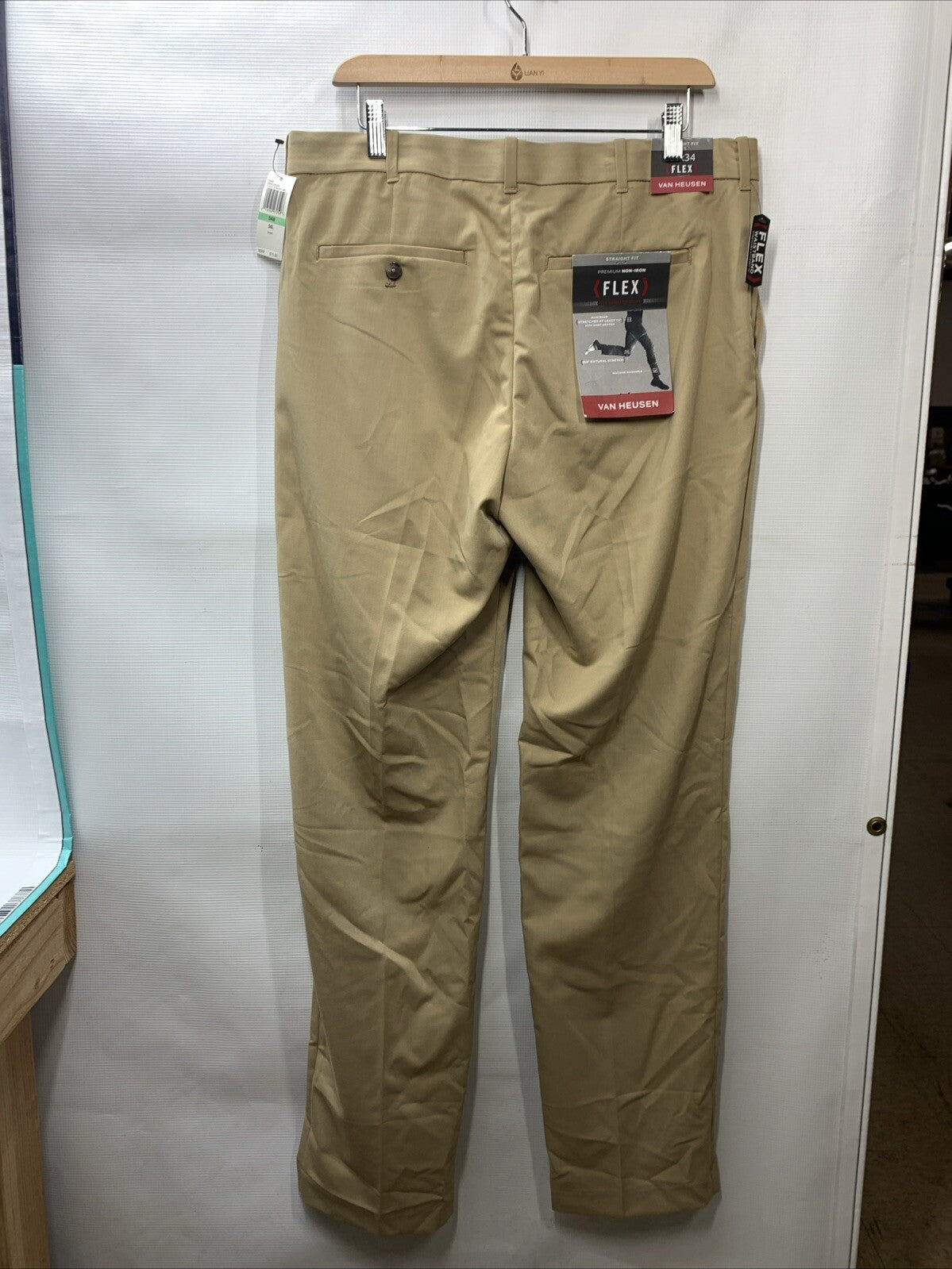 Van Heusen® Stretch Flex Straight Fit No-Iron Dress Long Pants 66060 Size 34x34