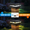 Solar Post Cap Light Outdoor Waterproof 16 Pack Solar Fence Post Lights for 4X4