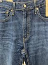 Jeans Men's 34X32 Regular Fit Nail Loop Knot Dark Indigo Wash Denim Long Pants