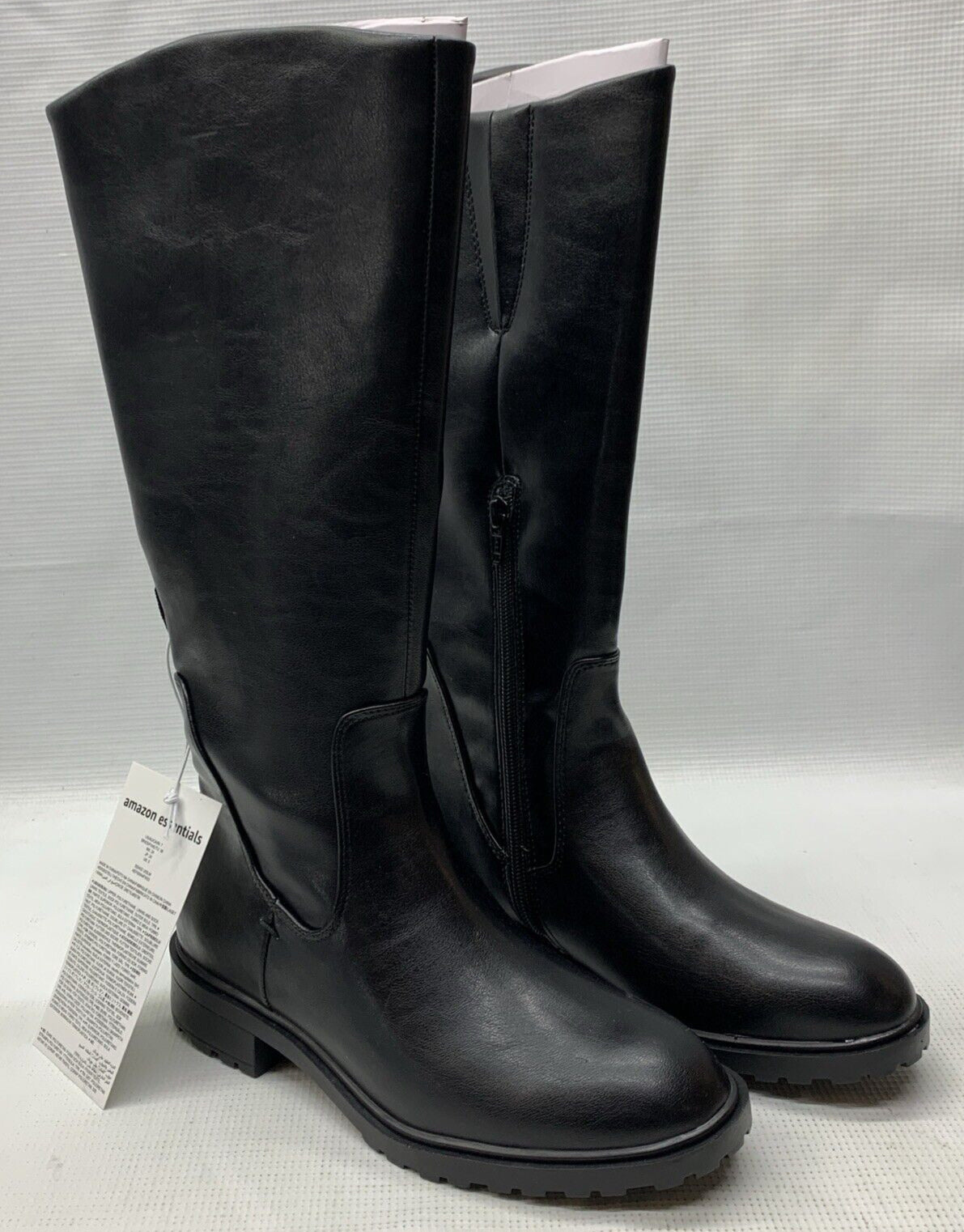Amazon Essentials Women’s Tall Riding Boots Size 8.5 WC Women's Knee High Black