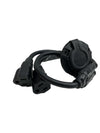 NOCO GCP2 AC Port Plug 2 Way Splitter 125v  15Amps for Trailers Sheds Buildings