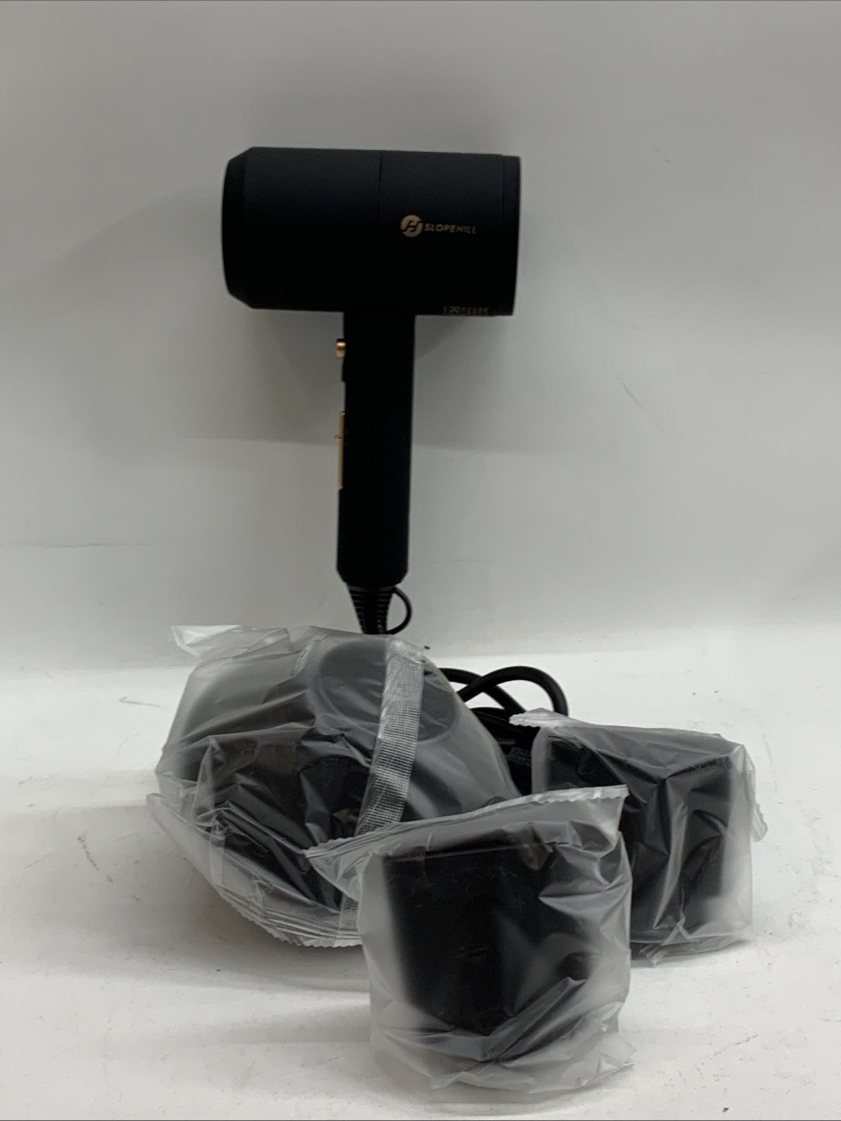 Slopehill Professional Ionic Hair Blow Dryer 1800W Black Gold for Home Salon