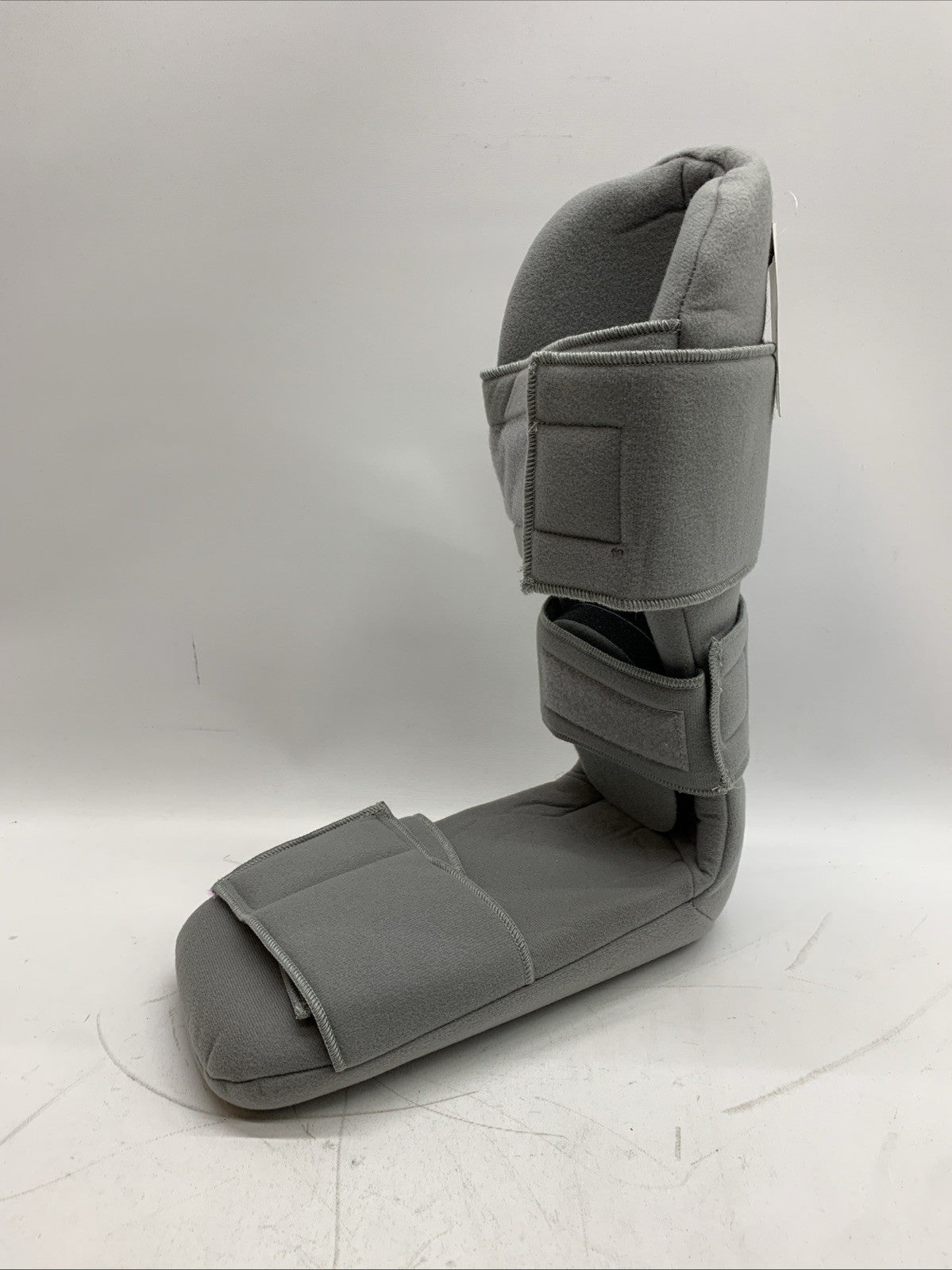 Leg Brace Support Splint Trigger Point Night Plus Stretch Wedges Soft Gray Large