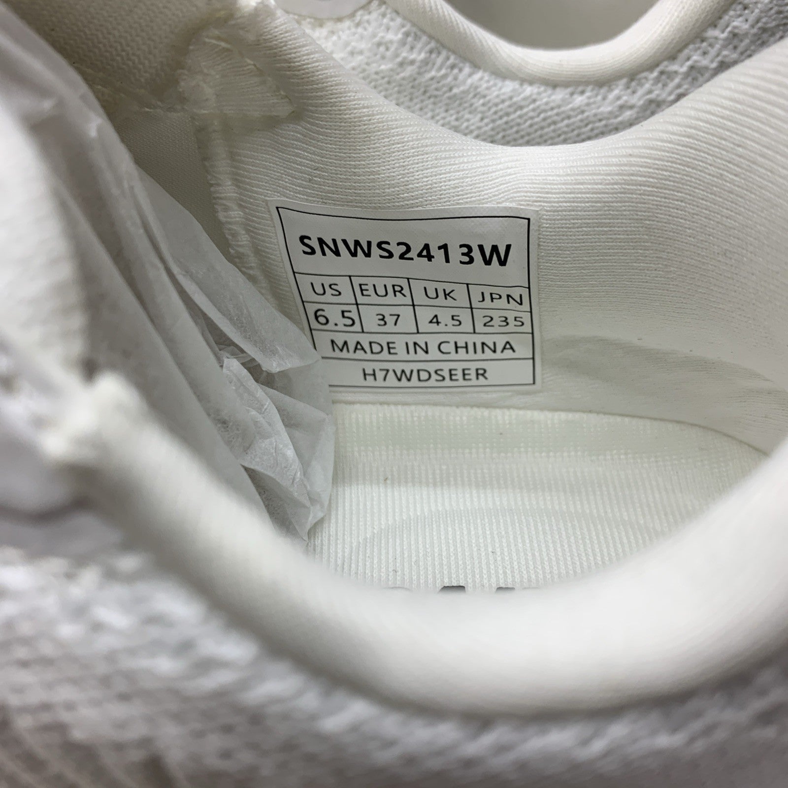 NORTIV 8 Women's Walking Shoes Cushion Running Tennis Shoes White SNWS2413W 6.5