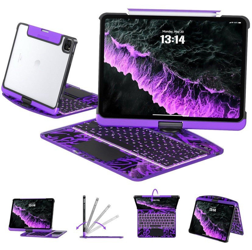 Transparent Case Magic Keyboard 360 Rotation with iPad Air 13-in/iPad Pro 12.9in