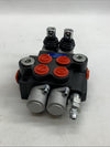 2 Spool Hydraulic Directional Control Valve 11 GPM, Double Acting Cylinder Spool