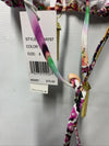 Sunshine 79 Women's Triangle Halter Bikini Swimsuit Top Sz 8 Tie Back Floral Mix