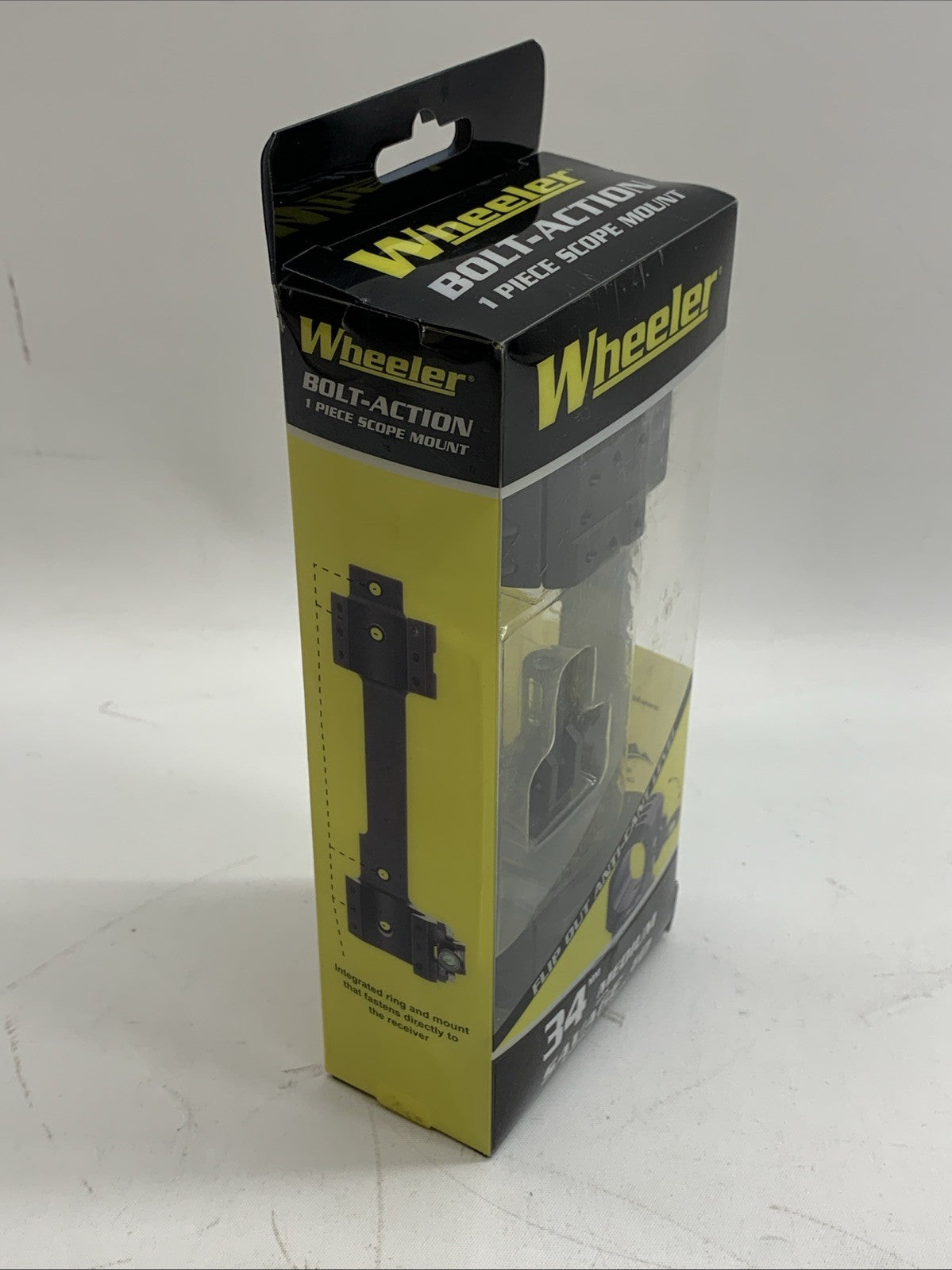 Wheeler 1-Piece Scope Mount 34 mm Medium fits Savage 10 Short Action Anti-Cant L