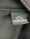 Van Heusen Black Button Up Stain Shield Big Fit Stretch Shirt Mens Size 22 34/35