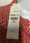 Calvin Klein Women's Crepe Relaxed Button-Down Shirt Long Sleeve Size Small