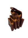 AP-LEATHER PRO-19 100% Genuine Full Grain Leather Tool Belt/Pouch/suspenders
