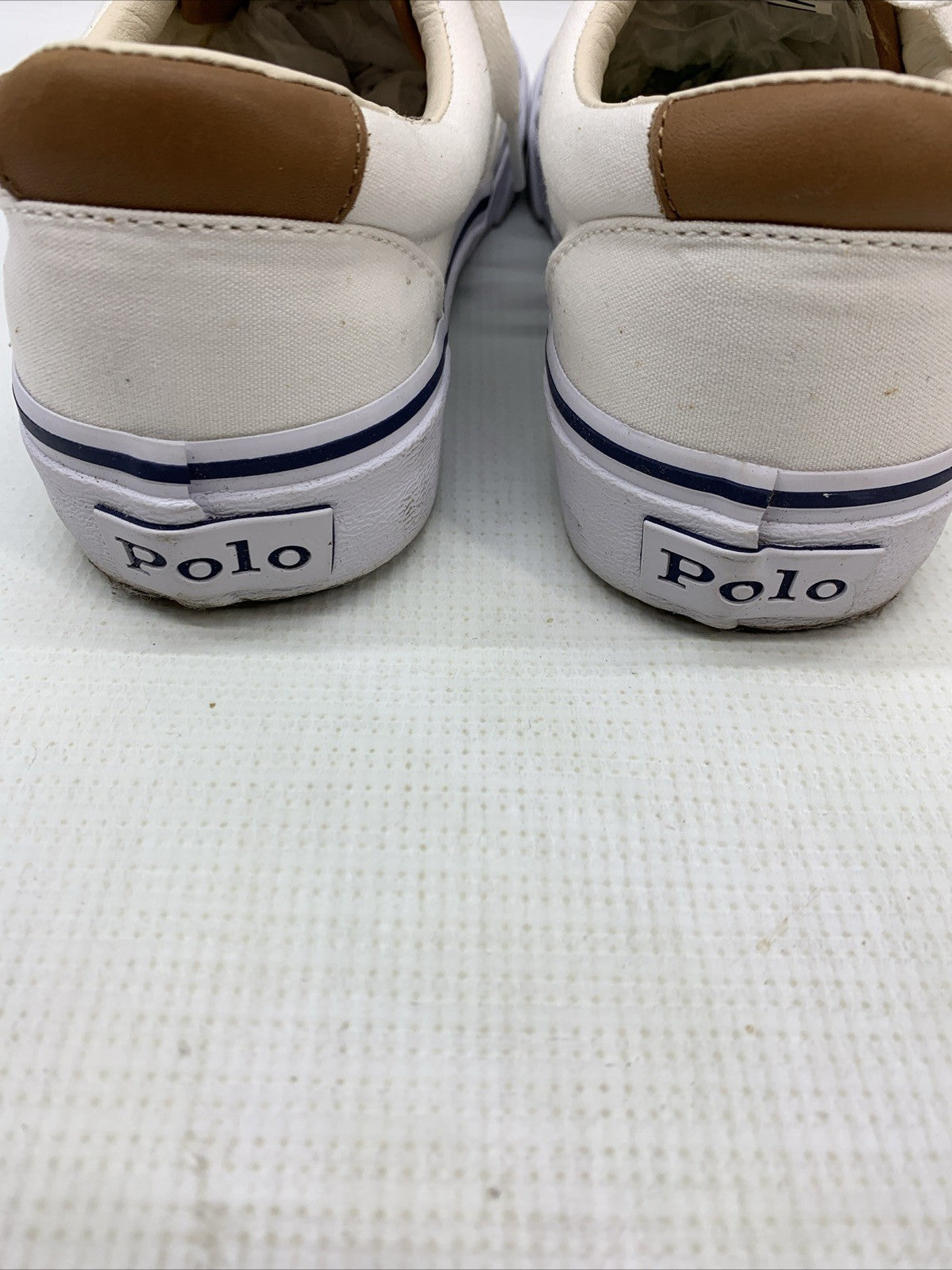 Polo Ralph Lauren Keaton LCL Pony Low Top Lace Up Canvas Sneaker Size 8 Shoes