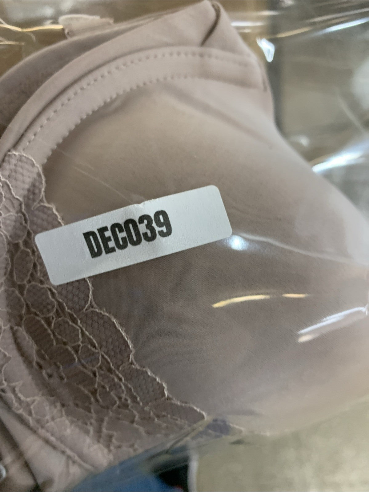 Maidenform DM7543 One Fab Fit Demi T-Shirt Bra in light beige, underwire, lightly lined, designed for 34B size, with smooth cups.