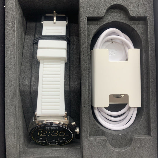 Citizen CZ MX1000-28X Smart Touchscreen Smart Watch Digital Display 41MM White