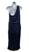 GRACE KARIN Sleeveless One Shoulder Sequin Dress Wrap Dress Size XL Sleeveless