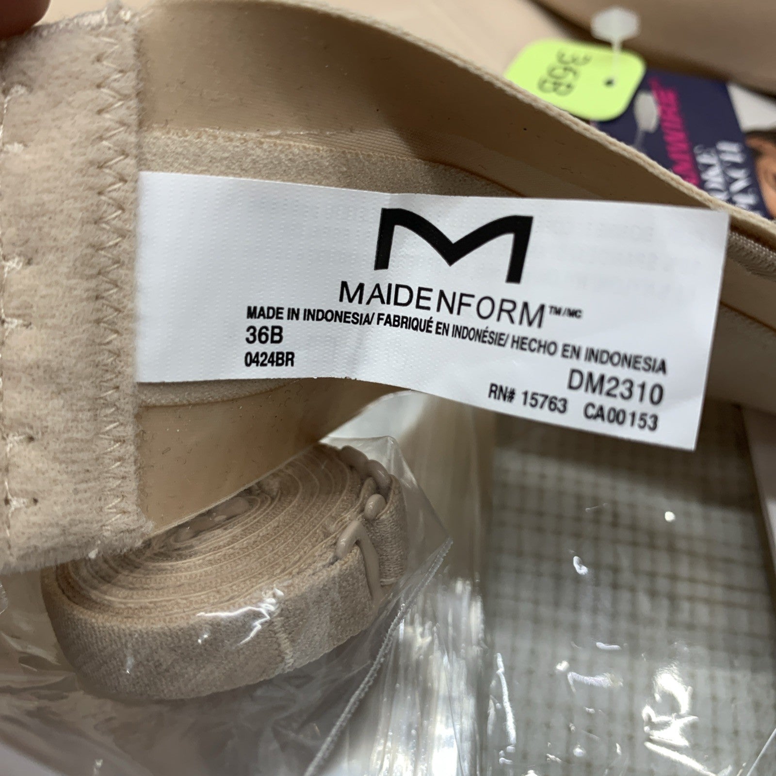 Maidenform DreamWire DM2310 Full Coverage Strapless T-shirt Bra Underwire 36B