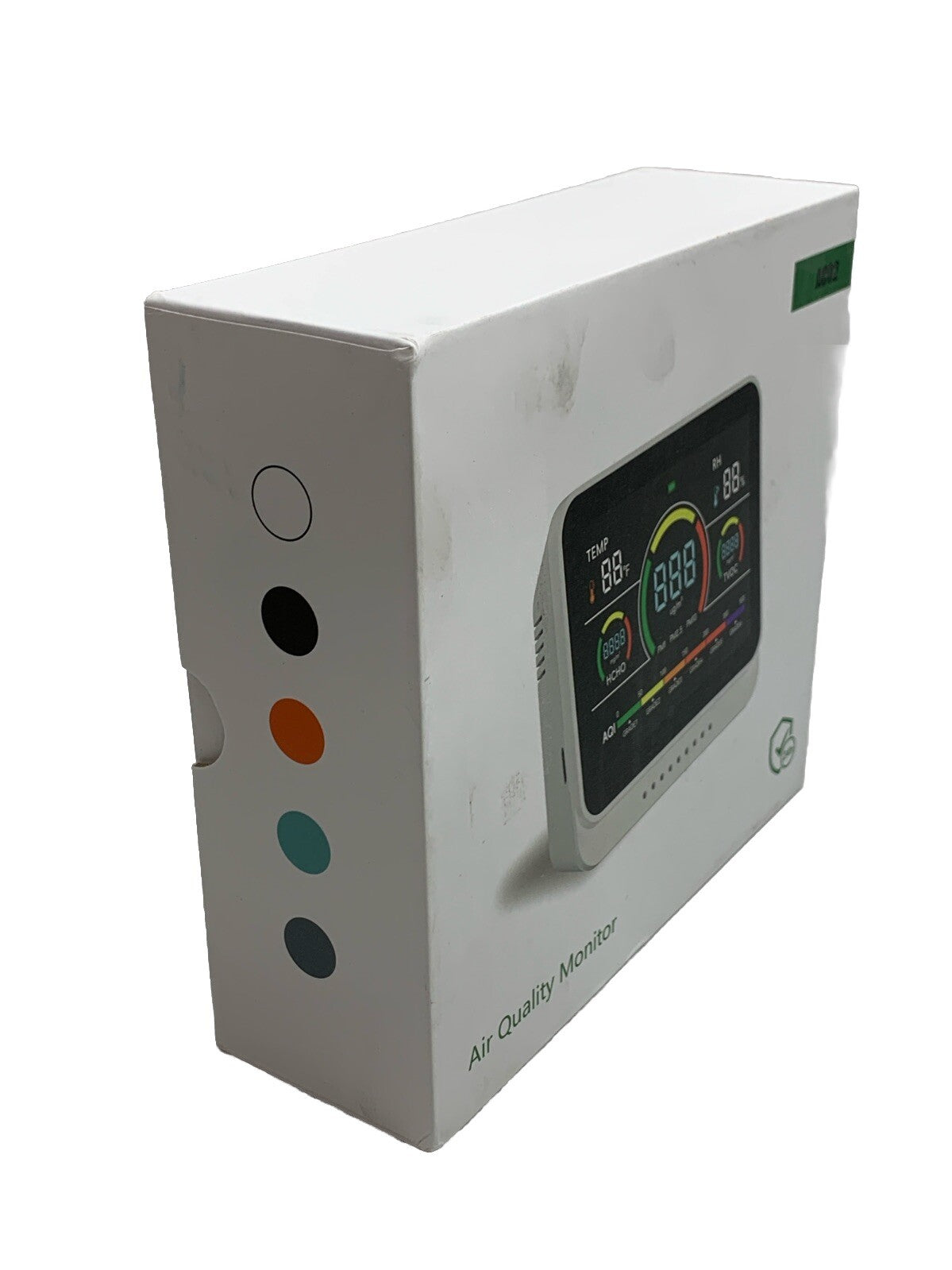 Air Quality Monitor AC02 Type-C Indoor Home 13-in-1 PM1/PM2.5/PM10/TVOC/ Black