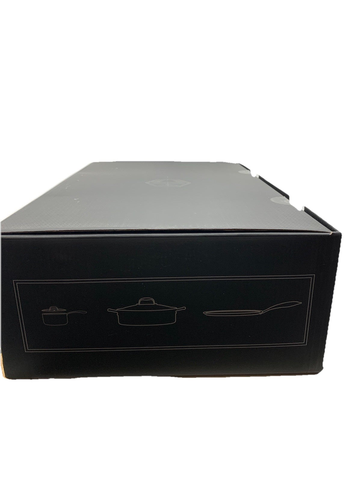 HexClad Hybrid Cookware 5 Pc Frying Pan & Pot Set 12” Griddle w/Lids 7QT, 1QT,