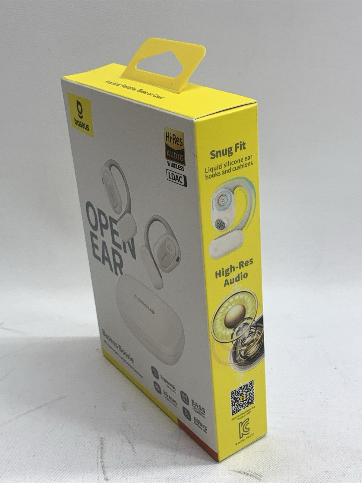 Baseus Bowie MF1 Open-Ear True Wireless EarbudsLDAC HiRes Audio60H Battery White