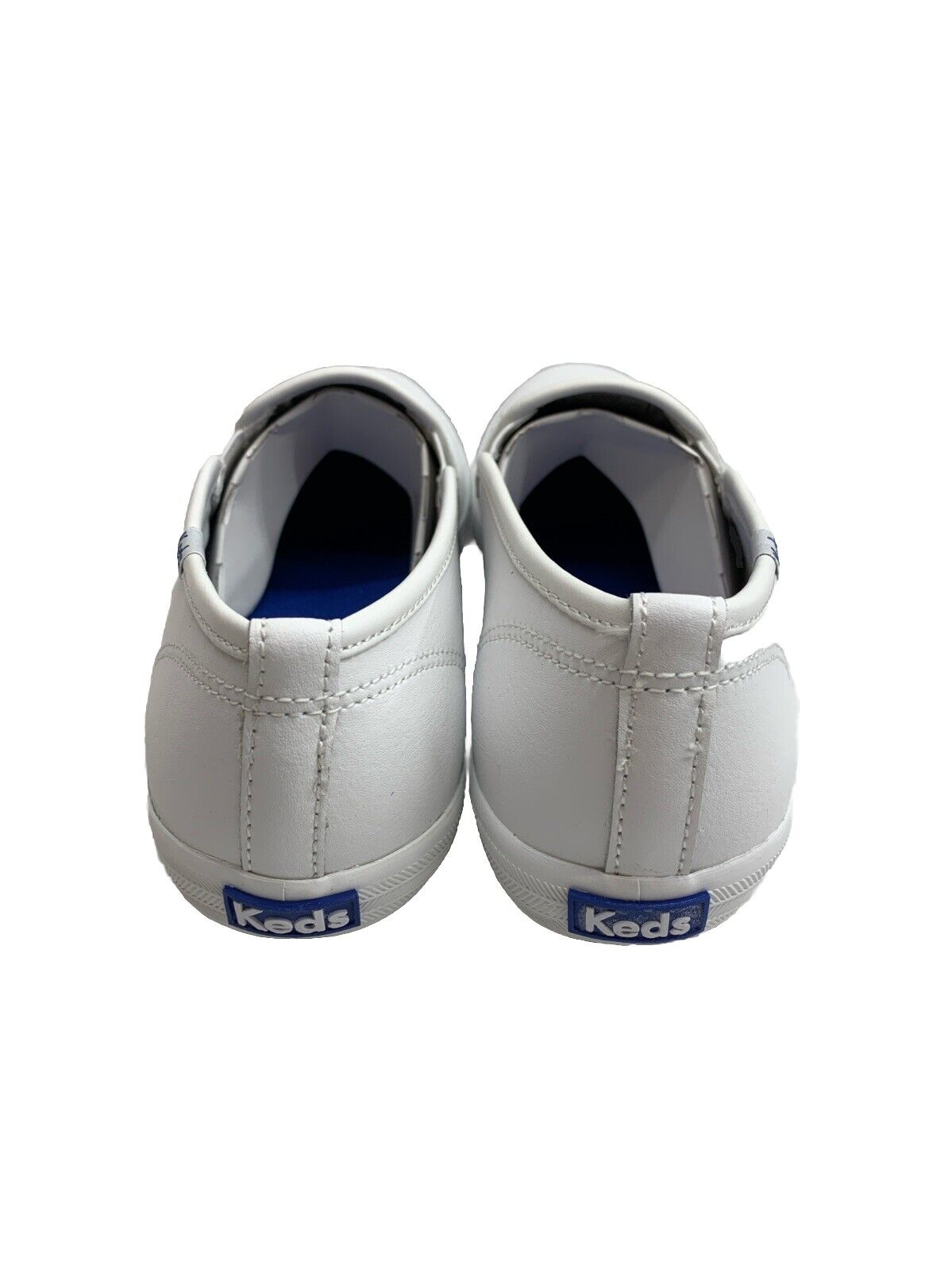 Keds Shoes Womens Size 8.5M White Champion Leather Slip On Casual Flats Shoes