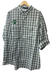 Columbia Button-Down Long Sleeve Polyester Shirt, Mens, Michigan State Size 2XL