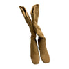 MADDEN GIRL Womens Almond Beige Padded Winslow Square Toe Block Heel Boots 7.5M