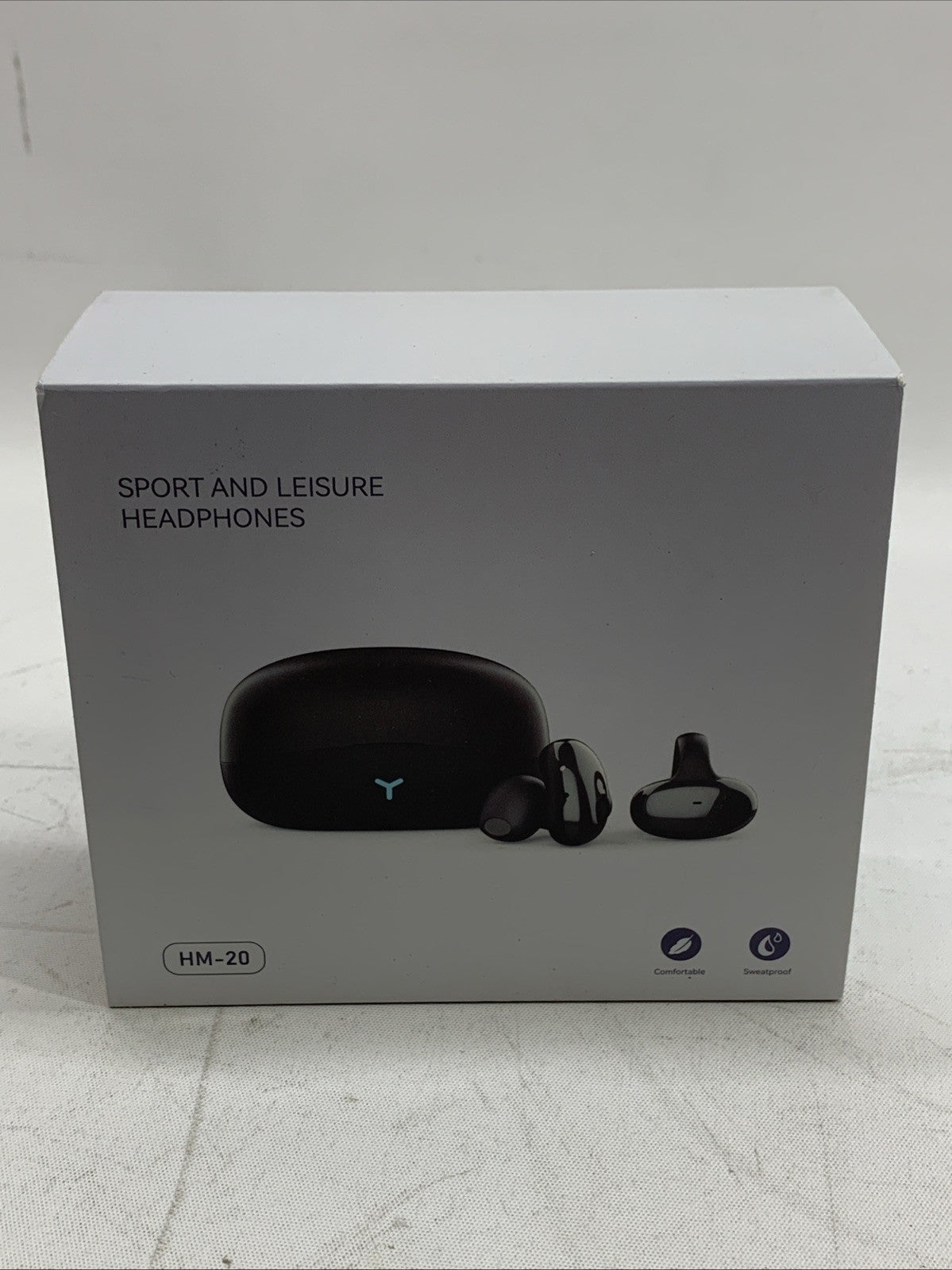 Sport And Leisure Headphones HM-20 Talk Time 8H, Play Time 12H Earphone Black