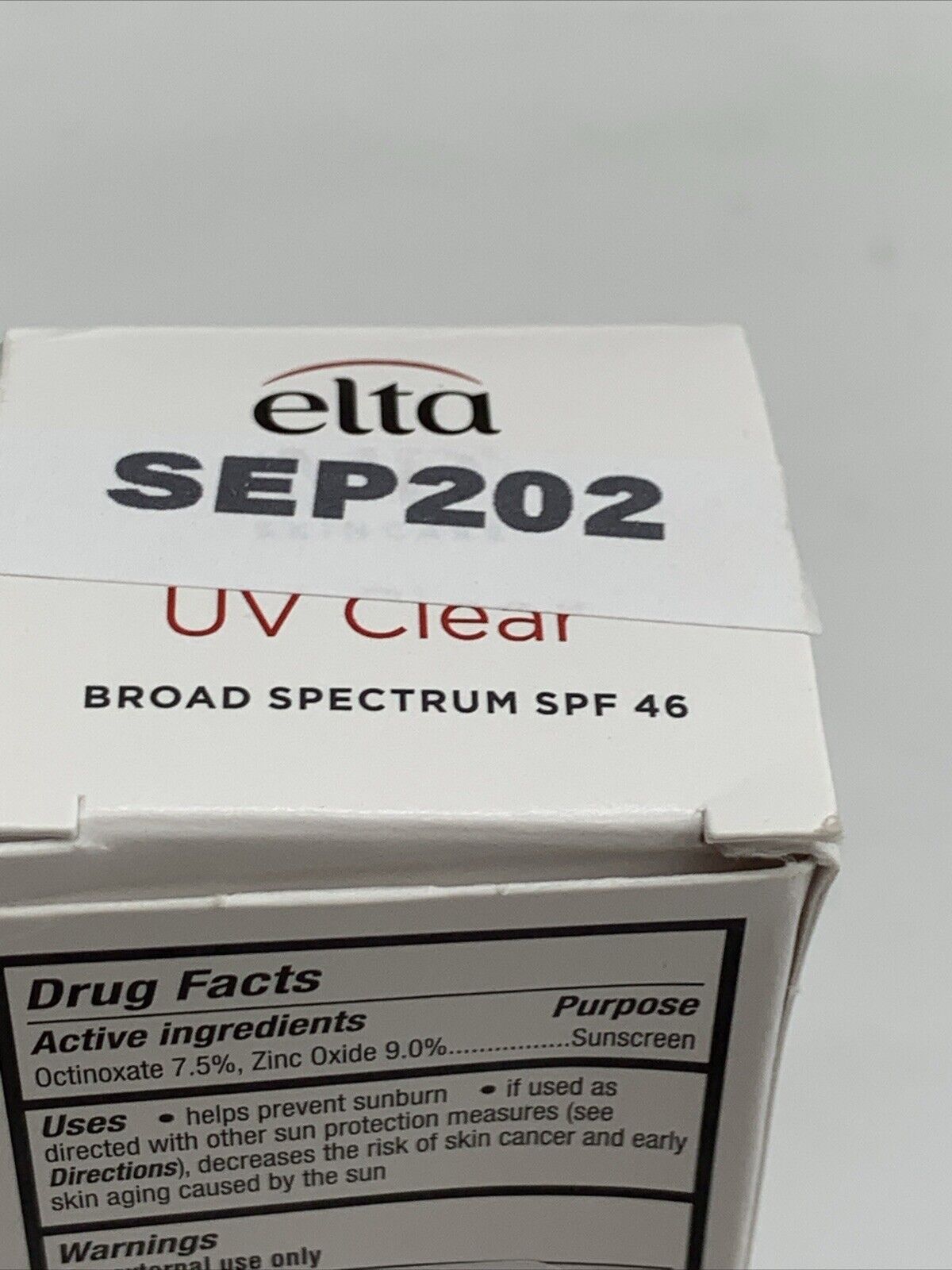 Elta MD UV Clear Broad-Spectrum Facial Sunscreen SPF 46 1.7 oz Protect Skin