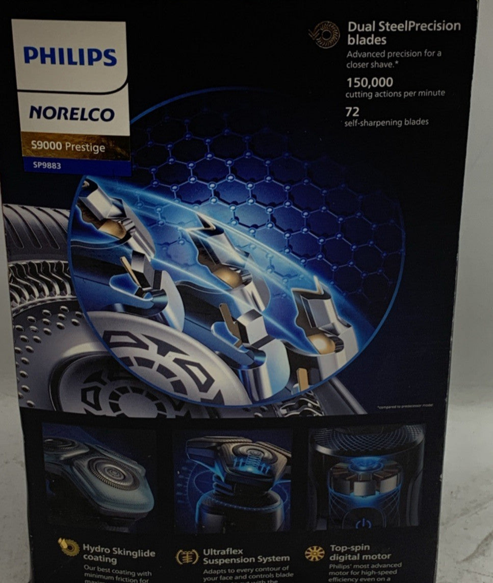 Philips Norelco S9000 Prestige Rechargeable Wet & Dry Electric Rotary Shaver