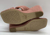 Jewel Badgley Mischka Women HYPE Rose Wedge Heels Sandal Slip-on Size 5 M JW5032