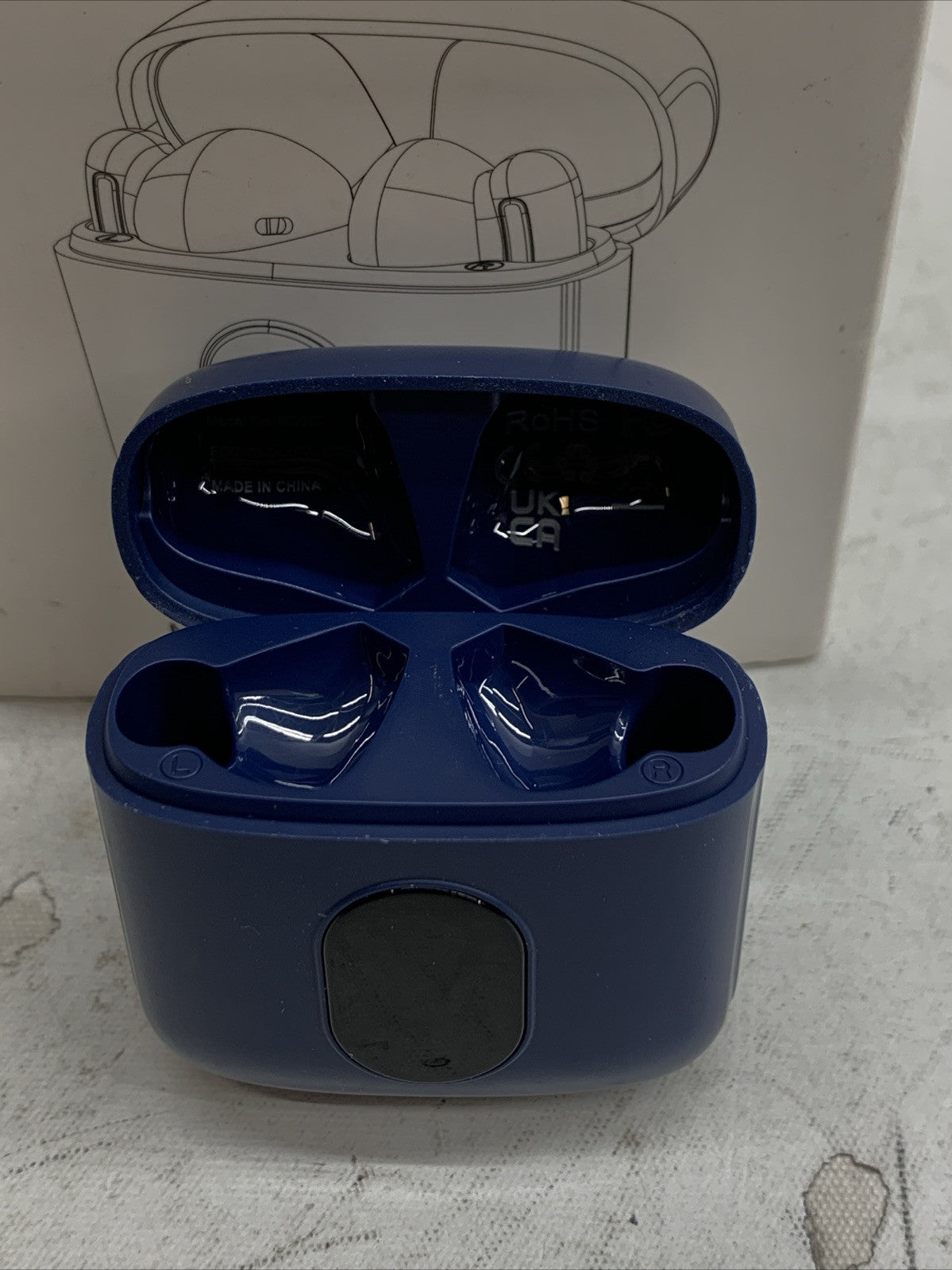 Rinsmola MD053 True Bluetooth Wireless Earbuds Deep Blue Waterproof Earphone