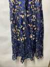 Dress The Population Embellished Fit & Flare Dress Size Small V-neck Sleeveless