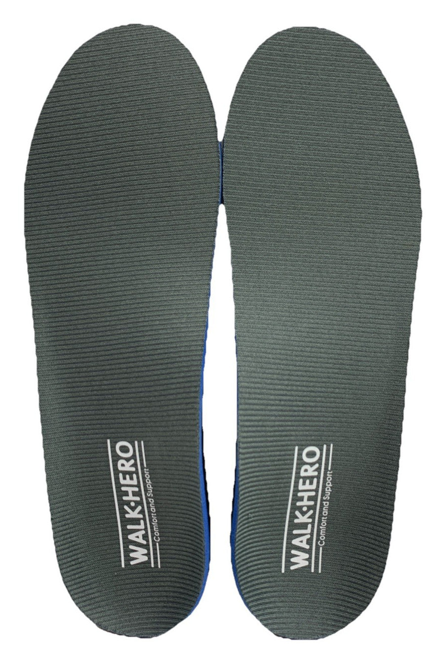 Walk Hero Size Mens 7-7.5 Women's 9-9.5 Medical Orthotic Insoles Support 1 Pair